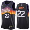 Black_City_The_Valley Larry Nance SUNS #22 Twill Basketball Jersey FREE SHIPPING