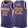 Purple Larry Nance SUNS #22 Twill Basketball Jersey FREE SHIPPING