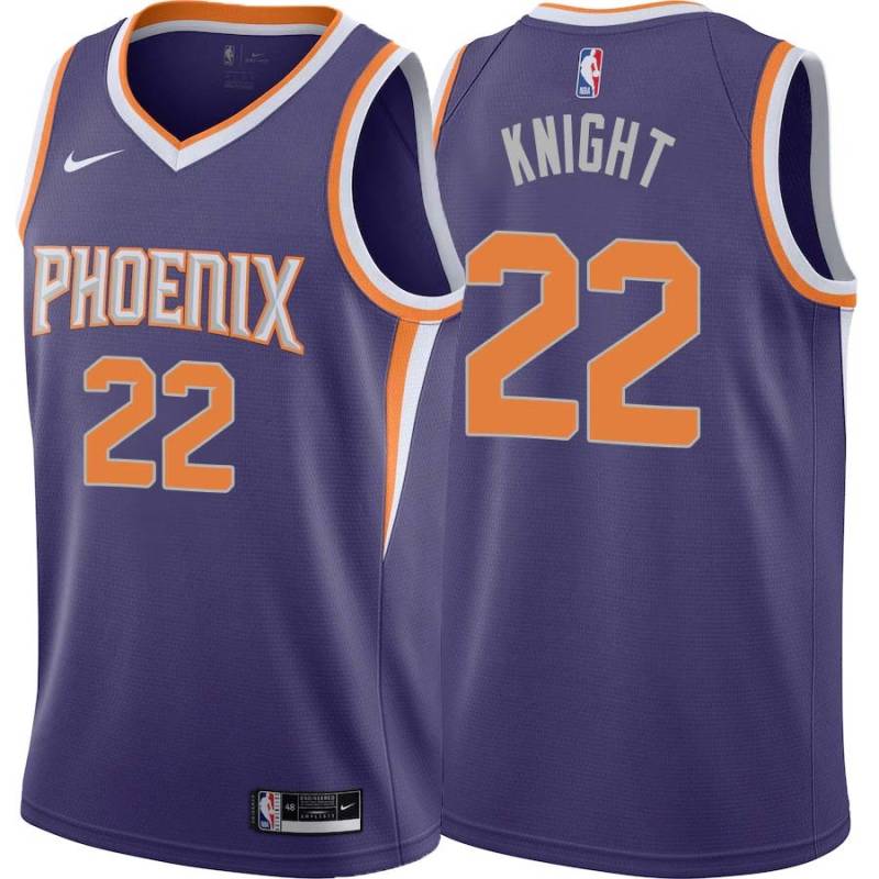 Purple Brevin Knight SUNS #22 Twill Basketball Jersey FREE SHIPPING