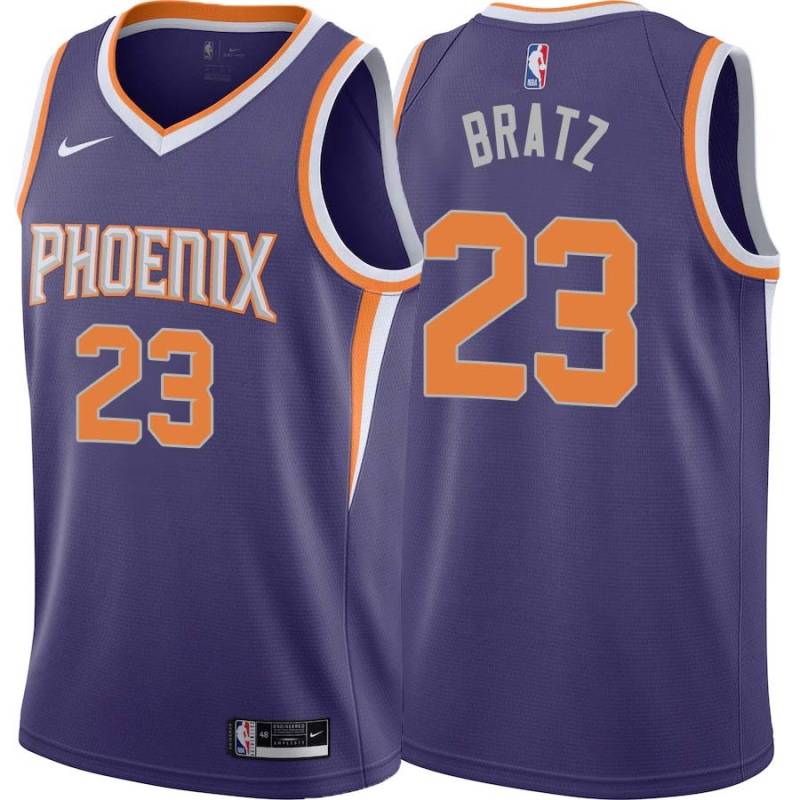 Purple Mike Bratz SUNS #23 Twill Basketball Jersey FREE SHIPPING