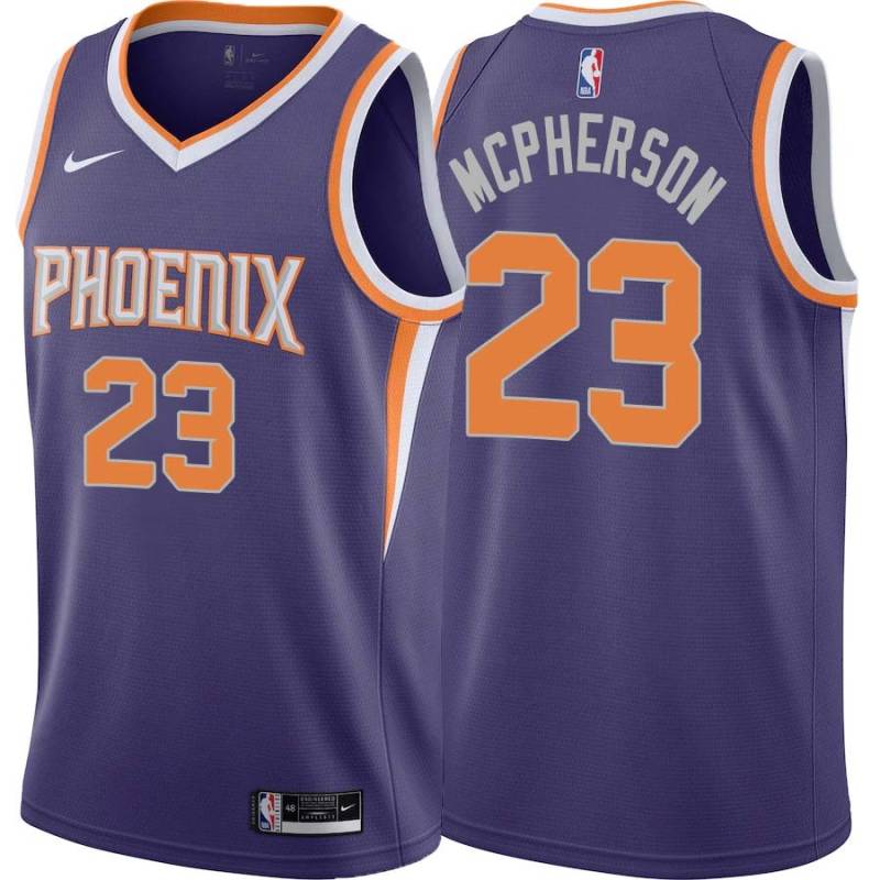 Purple Paul McPherson SUNS #23 Twill Basketball Jersey FREE SHIPPING