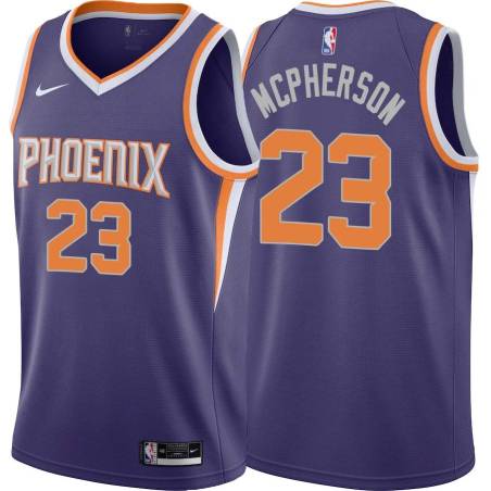 Purple Paul McPherson SUNS #23 Twill Basketball Jersey FREE SHIPPING