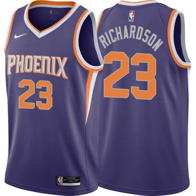 Purple Jason Richardson SUNS #23 Twill Basketball Jersey FREE SHIPPING