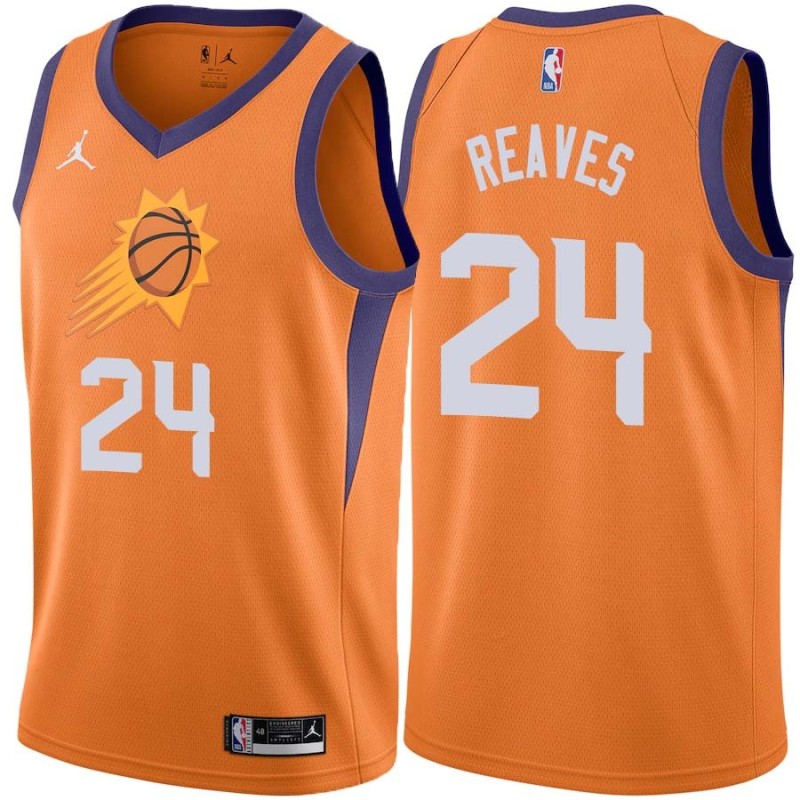 Orange Joe Reaves SUNS #24 Twill Basketball Jersey FREE SHIPPING