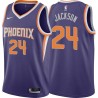 Purple Greg Jackson SUNS #24 Twill Basketball Jersey FREE SHIPPING