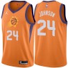 Orange Dennis Johnson SUNS #24 Twill Basketball Jersey FREE SHIPPING