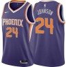 Purple Dennis Johnson SUNS #24 Twill Basketball Jersey FREE SHIPPING