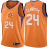 Orange Tom Chambers SUNS #24 Twill Basketball Jersey FREE SHIPPING