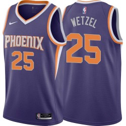 Purple John Wetzel SUNS #25 Twill Basketball Jersey FREE SHIPPING