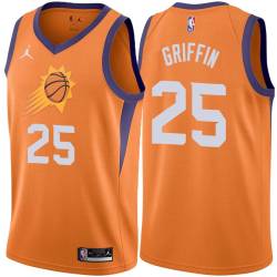Orange Greg Griffin SUNS #25 Twill Basketball Jersey FREE SHIPPING