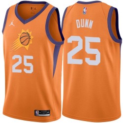 Orange TR Dunn SUNS #25 Twill Basketball Jersey FREE SHIPPING