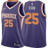 Purple TR Dunn SUNS #25 Twill Basketball Jersey FREE SHIPPING