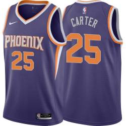 Purple Vince Carter SUNS #25 Twill Basketball Jersey FREE SHIPPING