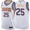 White2 Vince Carter SUNS #25 Twill Basketball Jersey FREE SHIPPING