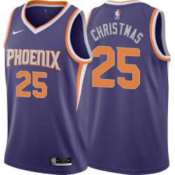 Purple Dionte Christmas SUNS #25 Twill Basketball Jersey FREE SHIPPING