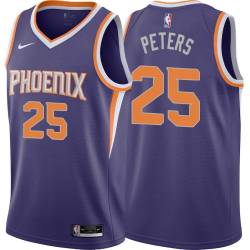 Purple Alec Peters SUNS #25 Twill Basketball Jersey FREE SHIPPING