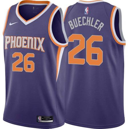 Purple Jud Buechler SUNS #26 Twill Basketball Jersey FREE SHIPPING