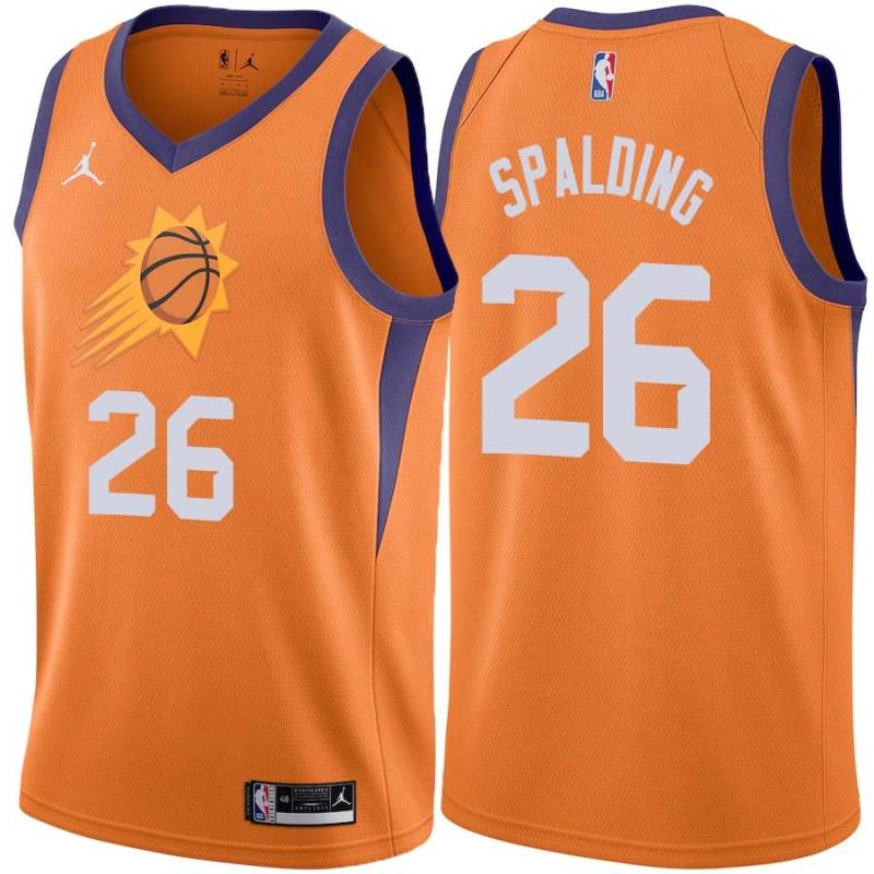 Orange Ray Spalding SUNS #26 Twill Basketball Jersey FREE SHIPPING