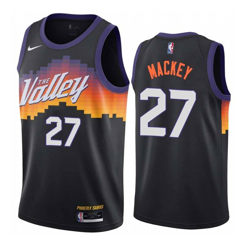 Black_City_The_Valley Malcolm Mackey SUNS #27 Twill Basketball Jersey FREE SHIPPING