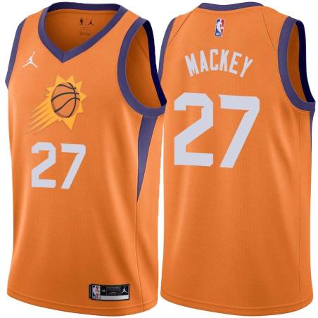 Orange Malcolm Mackey SUNS #27 Twill Basketball Jersey FREE SHIPPING