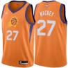 Orange Malcolm Mackey SUNS #27 Twill Basketball Jersey FREE SHIPPING