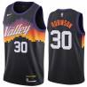 Black_City_The_Valley Clifford Robinson SUNS #30 Twill Basketball Jersey FREE SHIPPING