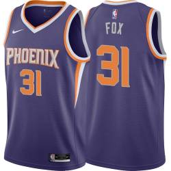 Purple Jim Fox SUNS #31 Twill Basketball Jersey FREE SHIPPING