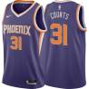 Purple Mel Counts SUNS #31 Twill Basketball Jersey FREE SHIPPING