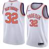 White Nate Hawthorne SUNS #32 Twill Basketball Jersey FREE SHIPPING