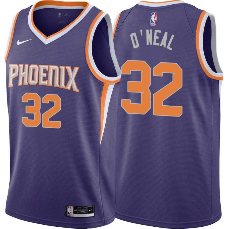 Purple Shaquille O'Neal SUNS #32 Twill Basketball Jersey FREE SHIPPING