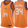 Orange McCoy McLemore SUNS #34 Twill Basketball Jersey FREE SHIPPING