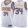 White2 McCoy McLemore SUNS #34 Twill Basketball Jersey FREE SHIPPING