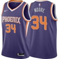 Purple Otto Moore SUNS #34 Twill Basketball Jersey FREE SHIPPING