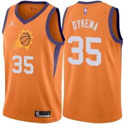 Orange Craig Dykema SUNS #35 Twill Basketball Jersey FREE SHIPPING