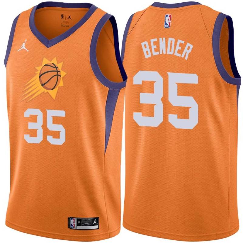 Orange Dragan Bender SUNS #35 Twill Basketball Jersey FREE SHIPPING
