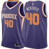 Purple Stan McKenzie SUNS #40 Twill Basketball Jersey FREE SHIPPING