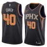 Black John Coker SUNS #40 Twill Basketball Jersey FREE SHIPPING