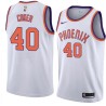 White John Coker SUNS #40 Twill Basketball Jersey FREE SHIPPING