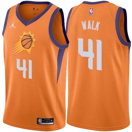 Orange Neal Walk SUNS #41 Twill Basketball Jersey FREE SHIPPING