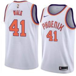 White Neal Walk SUNS #41 Twill Basketball Jersey FREE SHIPPING