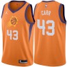 Orange Chris Carr SUNS #43 Twill Basketball Jersey FREE SHIPPING