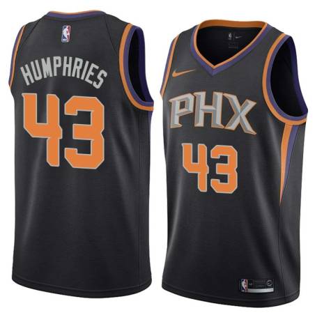 Black Kris Humphries SUNS #43 Twill Basketball Jersey FREE SHIPPING