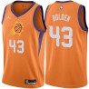 Orange Jonah Bolden SUNS #43 Twill Basketball Jersey FREE SHIPPING