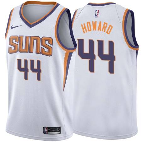 White2 Greg Howard SUNS #44 Twill Basketball Jersey FREE SHIPPING