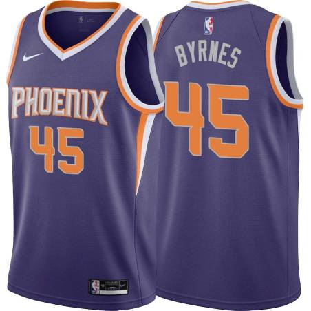 Purple Marty Byrnes SUNS #45 Twill Basketball Jersey FREE SHIPPING