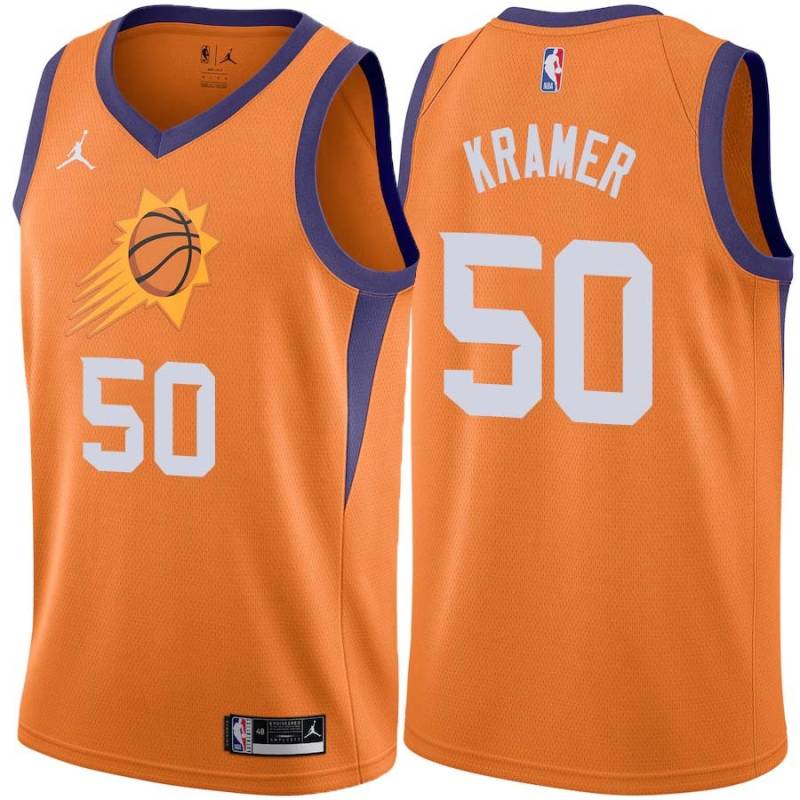 Orange Joel Kramer SUNS #50 Twill Basketball Jersey FREE SHIPPING