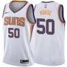 White2 Eddie House SUNS #50 Twill Basketball Jersey FREE SHIPPING