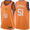 Orange Ian Lockhart SUNS #51 Twill Basketball Jersey FREE SHIPPING