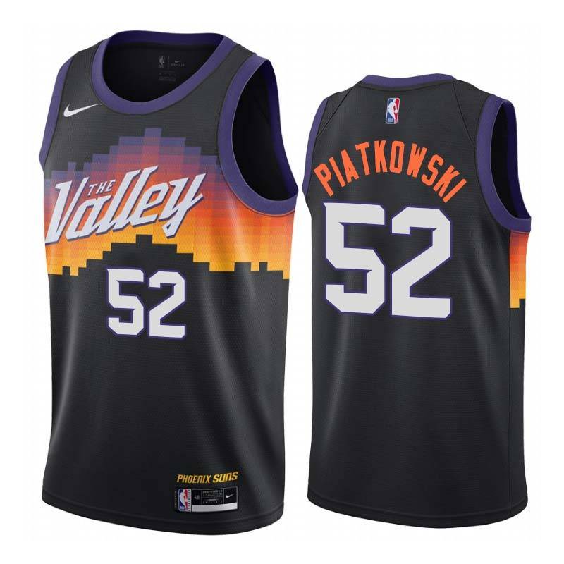 Black_City_The_Valley Eric Piatkowski SUNS #52 Twill Basketball Jersey FREE SHIPPING