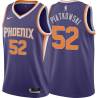 Purple Eric Piatkowski SUNS #52 Twill Basketball Jersey FREE SHIPPING